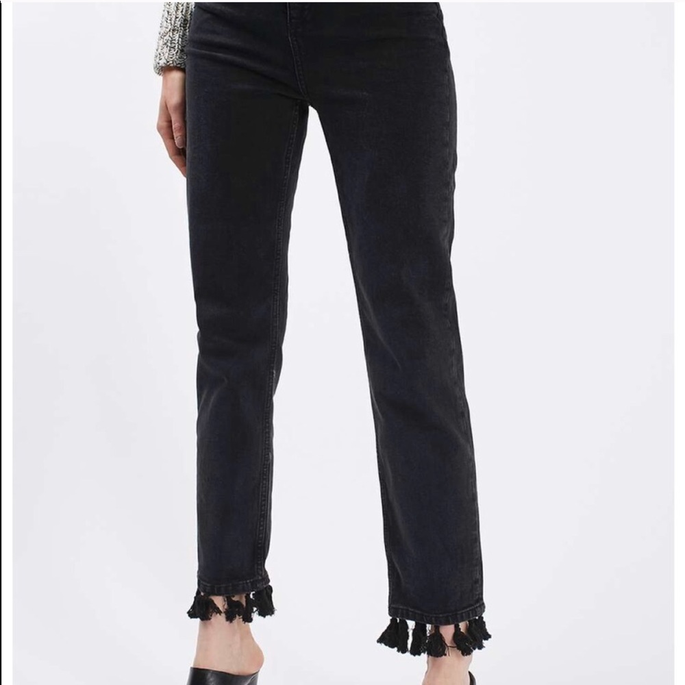 TopShop Black Tassel Pants! SOLD OUT ONLINE